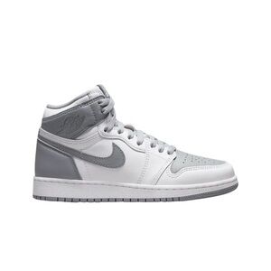 Jordan Ones  High-Tops in Gray and White